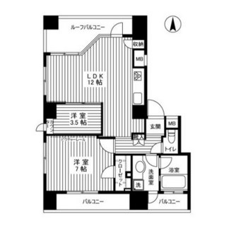 東京都文京区本郷３丁目 賃貸マンション 2LDK